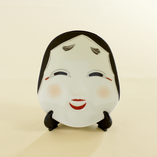 【和食器通販　金照堂】有田焼・幸楽窯　お福さん皿