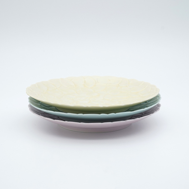 mint. あじさい彫りプレートM【金照堂オリジナル】