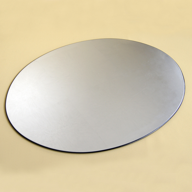 シルバー楕円マット