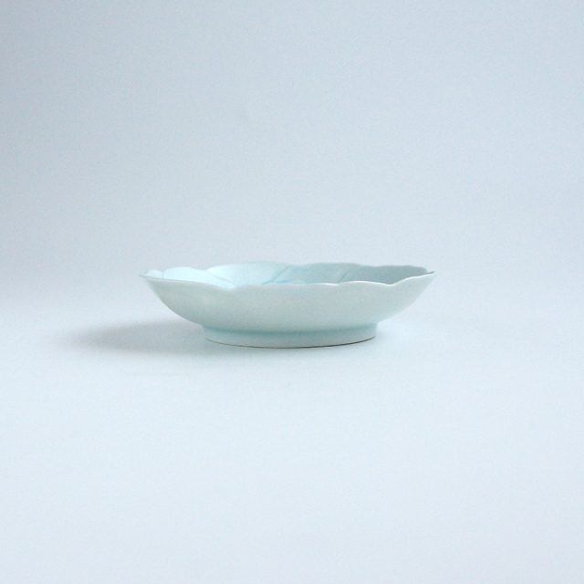 美品❗️希少❗️薔薇お皿 mint. 薔薇彫り深小皿【金照堂オリジナル】