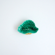 金彩緑交趾 松型小皿