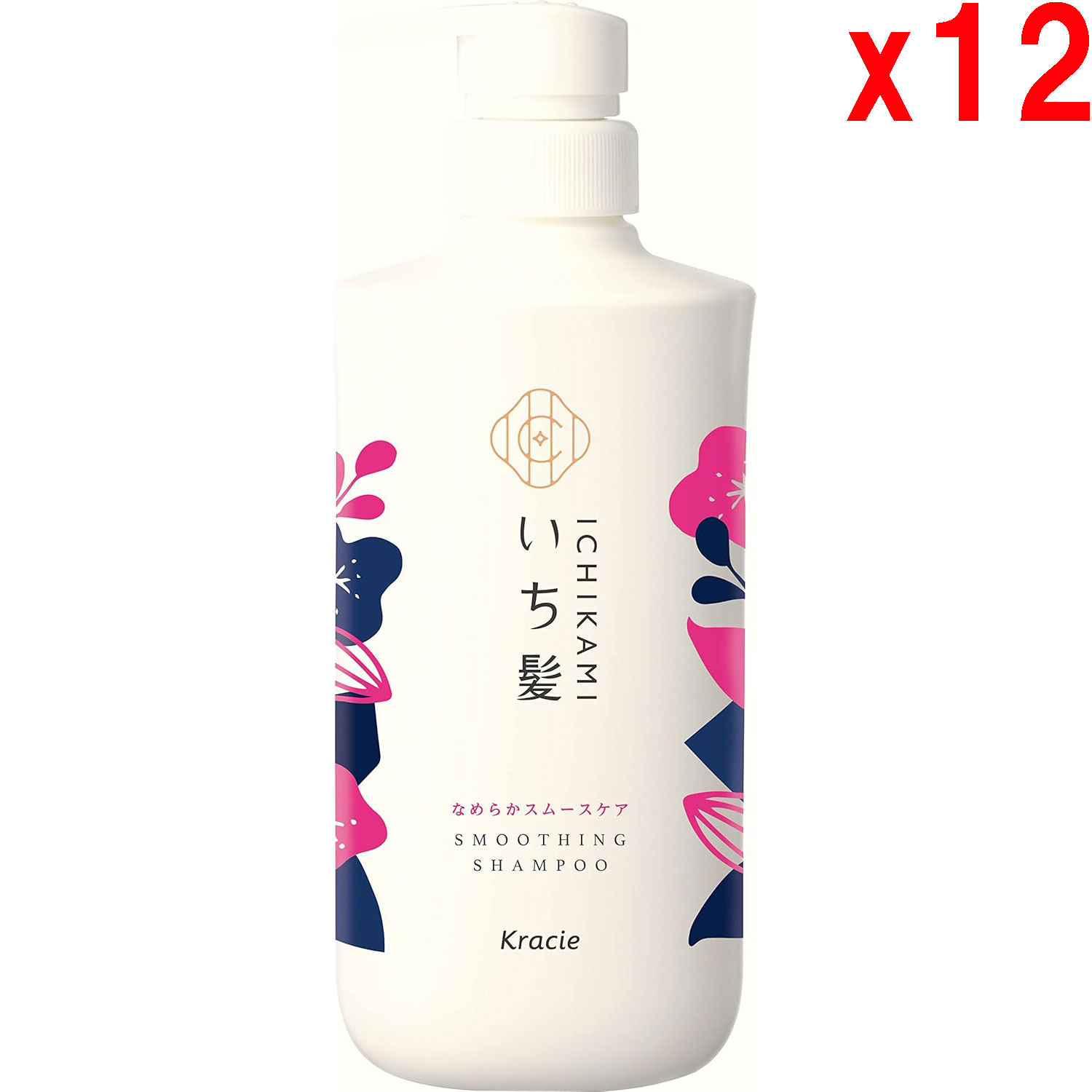 ●12セット いち髪 なめらかスムースケア シャンプー ポンプ 480ml