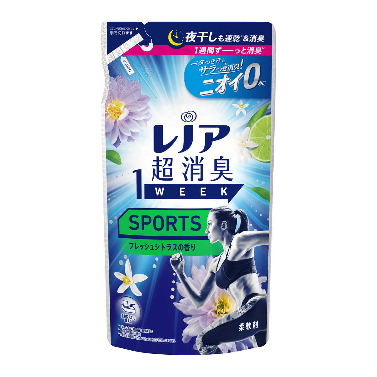 P&G レノア 超消臭 1week SPORTS フレッシュシトラスの香り つめかえ用 超特大サイズ 370mL