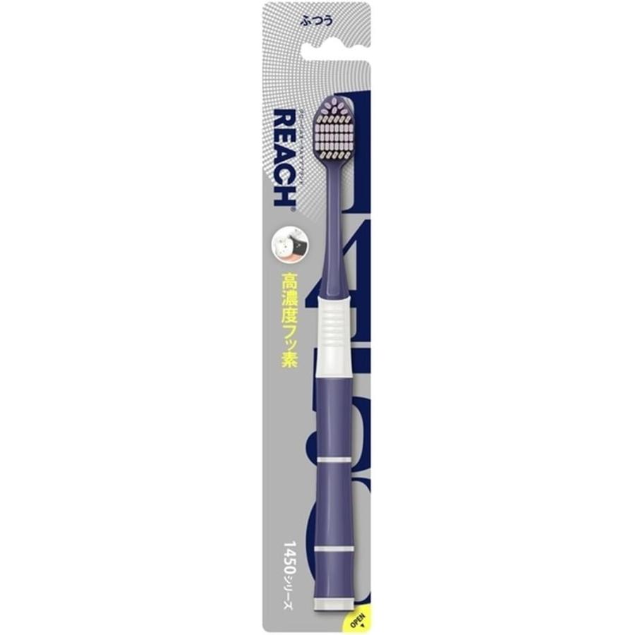 銀座ステファニー化粧品 リーチ REACH 1450シリーズ 高弾力極細毛 ふつう 1本 歯ブラシ (色選択不可)