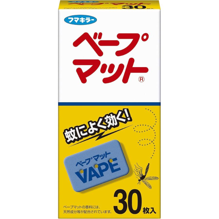 フマキラー ベープ マット 蚊取り 替え スズランの香り 30枚入