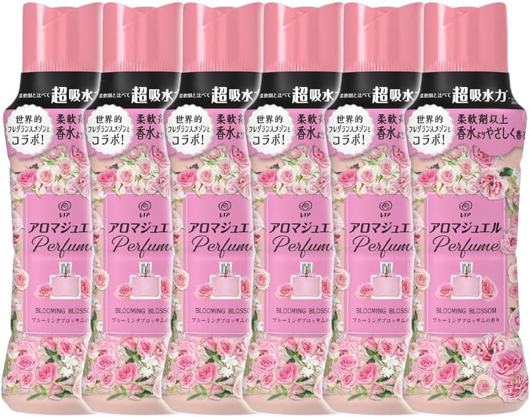 6個セット レノア ハピネス アロマジュエル 香り付け専用ビーズ ブルーミングブロッサム 本体 420mL