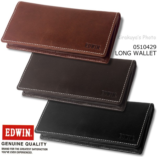 【送料無料:同梱不可】EDWIN(エドウィン) 牛革 長財布 0510429 EDWIN(エドウイン) 牛革長財布 0510429