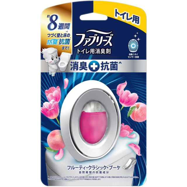 ファブリーズ 消臭芳香剤 消臭+抗菌 トイレ用 フルーティ・クラシック・ブーケ 6.3mL
