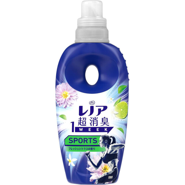 レノア Lenor 超消臭1WEEK 柔軟剤 SPORTS フレッシュシトラスの香り 本体 490mL