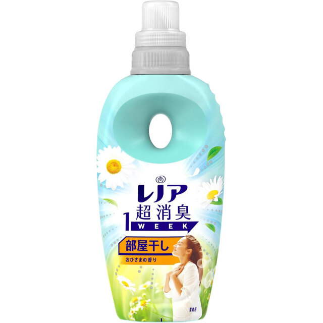 レノア Lenor 超消臭1WEEK 柔軟剤 部屋干し おひさまの香り 本体 490mL