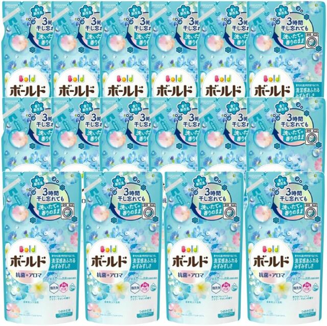 【16袋セット】 P&G ボールドジェル 爽やかフラワーサボン つめかえ 400g