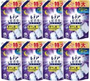 ●8個セット レノア 超消臭1WEEK 柔軟剤 夜干し用 アクアナイトシャボン つめかえ 840mL