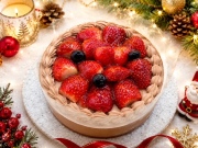 クリスマス限定 いちごとチョコのムースケーキ