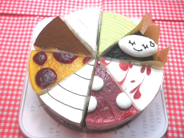 アレルギー対応ケーキ　８種類ケーキ
