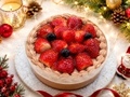 クリスマス限定 いちごとチョコのムースケーキ