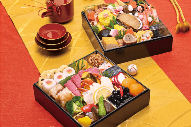 O-0101　おせち料理 二段重「福寿」冷凍