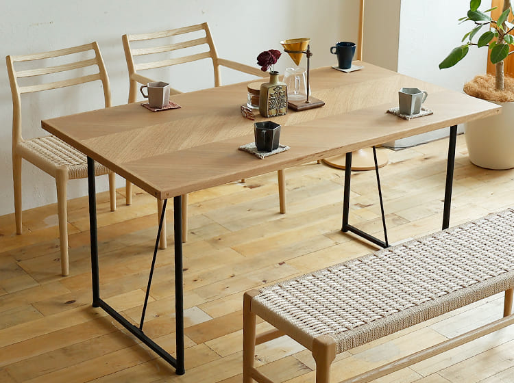 ダイニングテーブル　form（フォーム)117　ナチュラル