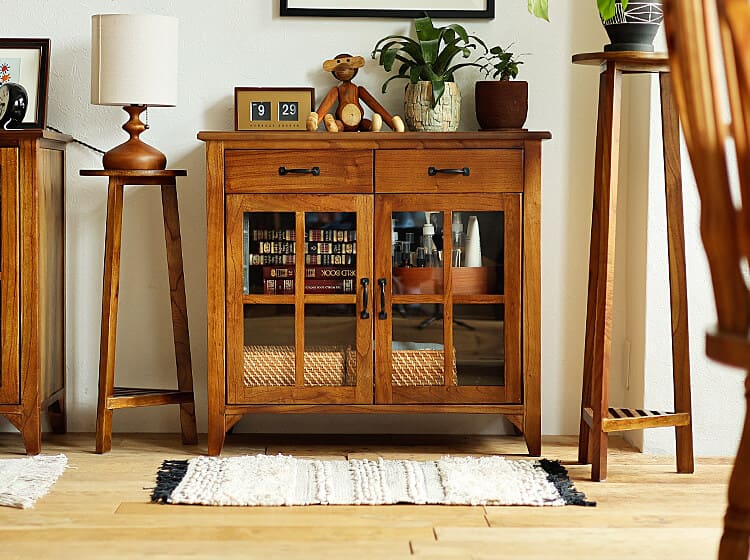 幅80cmキャビネット　Garba（ガルバ）