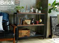 ディスプレイ5段ラック Brick60（ブリック）幅87cm×奥行き32.5cm