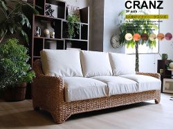 3人掛けソファー Cranz（クランズ）ブラウンタイプ｜北欧
