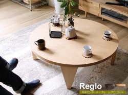 円形リビングテーブル Reglo（レグロ）120cmタイプ｜北欧