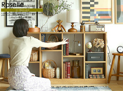 【MarketB】POLABO ナチュラルシェルフ SHM4060 幅60cm (4色) JK-PLAN オープンラック 組合せ家具 北欧風 Adatto 幅60cm