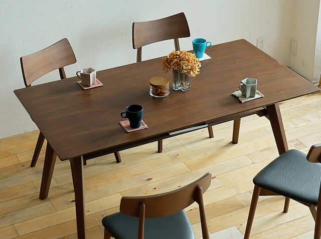 ダイニングテーブル adish（アディッシュ）ブラウンタイプ｜北欧