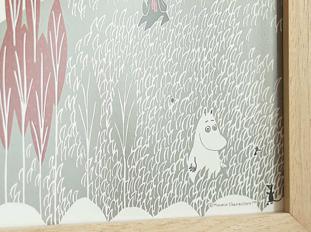 アートポスター、MOOMIN KOKONIIRUYO（ここにいるよ）｜北欧
