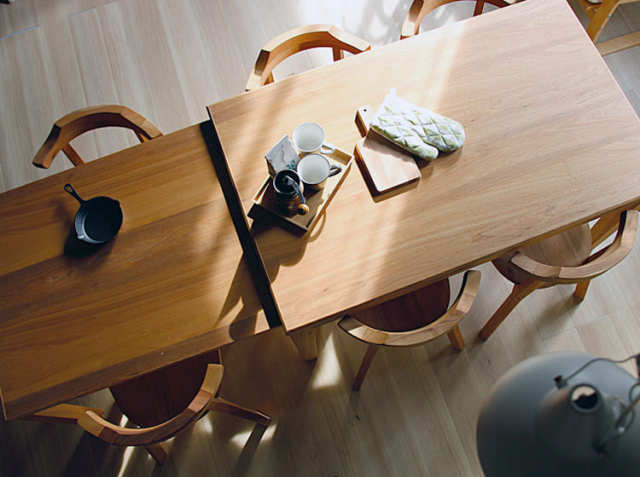 伸長式ダイニングテーブル Aki(アキ) 幅130/216cm｜北欧  