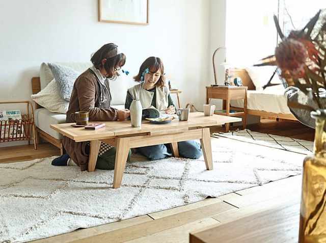 伸長式センターテーブル Aslo(アスロ)｜北欧・ヴィンテージインテリア