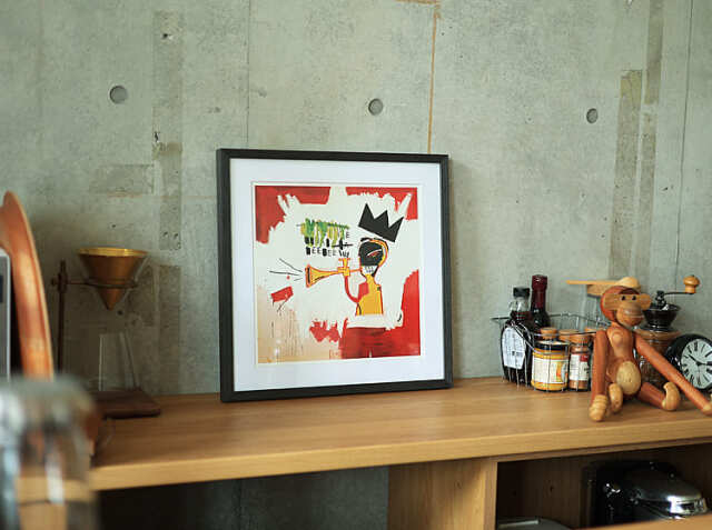 アートポスター Jean-Michel Basquiat 「Trumpet,1984」｜北欧