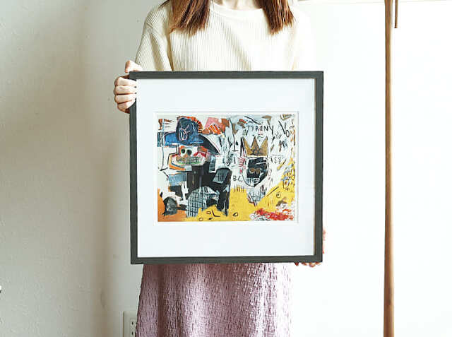 アンティーク アートポスター 絵画 大きいサイズ （B） アートポスター Jean-Michel Basquiat 「Tyrany,1982」｜北欧