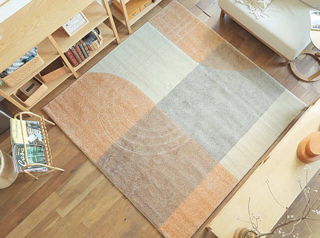 ラグマット Bekky（ベッキー）190cm×190cmタイプ｜北欧・ヴィンテージ