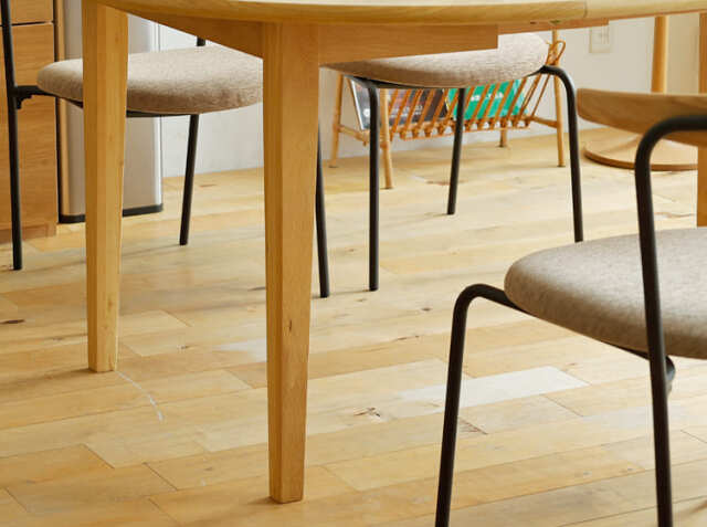 伸長式ダイニングテーブル marron(マロン) 110-170cm｜北欧