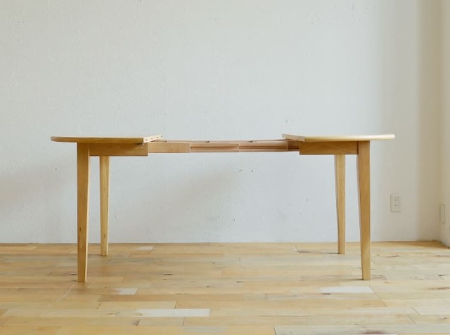 伸長式ダイニングテーブル marron(マロン) 110-170cm｜北欧