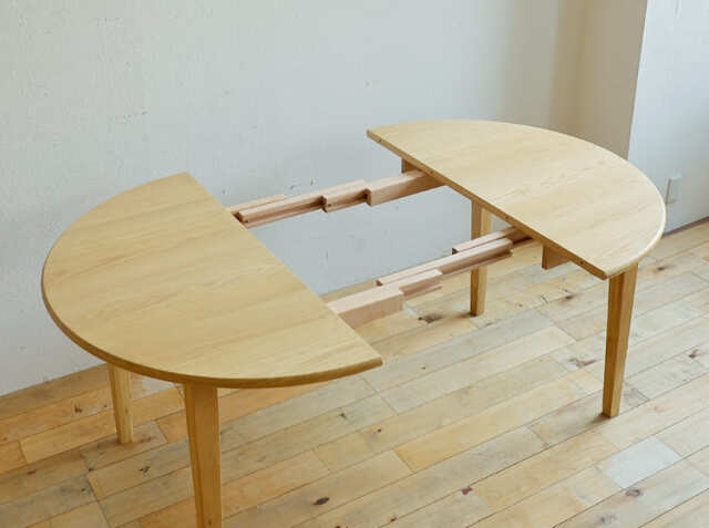 伸長式ダイニングテーブル marron(マロン) 110-170cm｜北欧