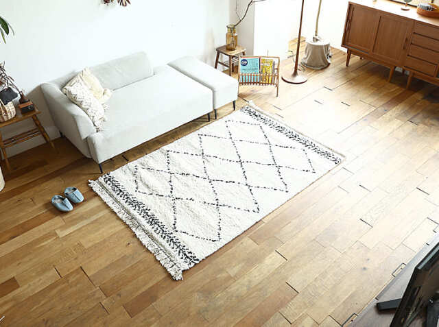 ラグマット BOHOM（ボホム）133×190cm｜北欧・ヴィンテージインテリア