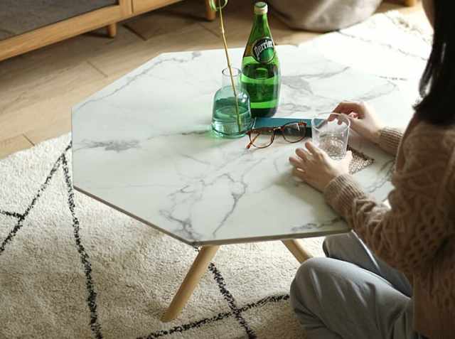 リビングテーブル Collet（コレット） 8角形タイプ｜北欧