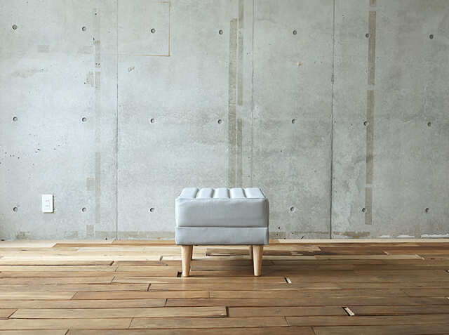 国産 オットマン DAY2(デイツー) ライトグレーカラー｜北欧