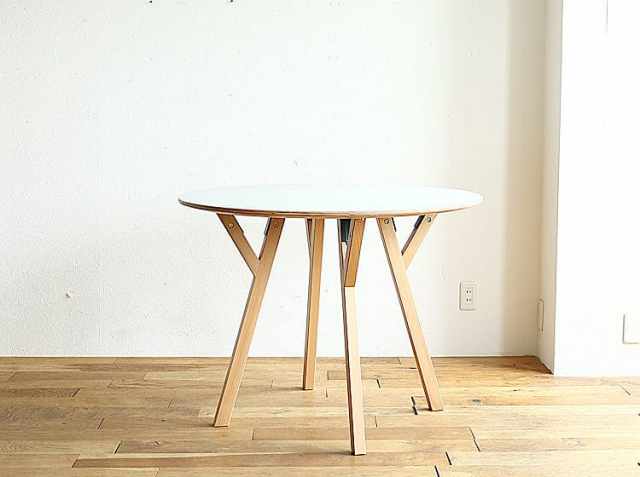 円形ライトグレーのダイニングテーブル ダイニングテーブル 丸テーブル グレー ホワイト ブラック 単品 4人用