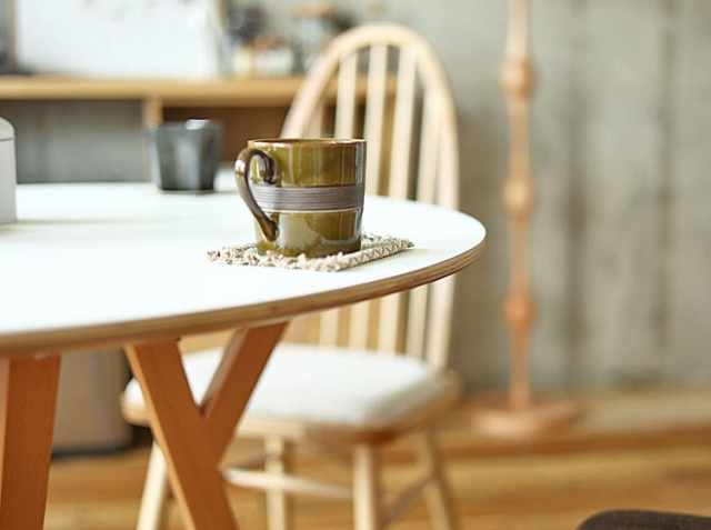 円形ダイニングテーブル Dia(ディア) ホワイトタイプ｜北欧