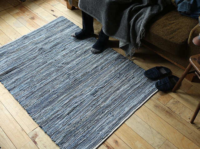 DULTON ダルトン ゴートスキン　ラグ　カーペット DULTON（ダルトン） DENIM FLOOR RUG｜北欧・ヴィンテージインテリア