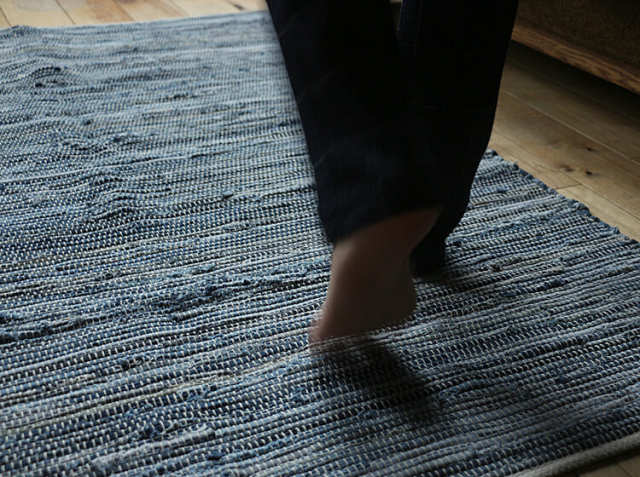 ダルトン　デニム　フロアラグ　A659-602DBL DULTON（ダルトン） DENIM FLOOR RUG｜北欧・ヴィンテージ