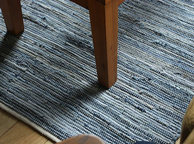 ダルトン　デニム　フロアラグ　A659-602DBL DULTON ONLINE SHOP | DENIM FLOOR RUG 1000×1500: ハウスウェア