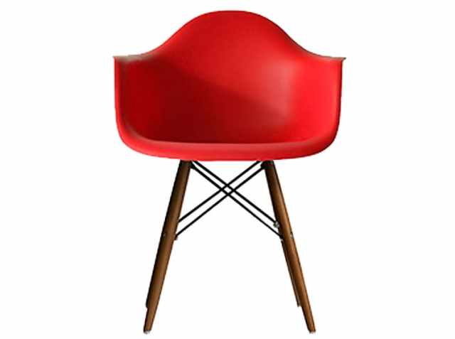 イームズ シェルチェア EAMES-DAW ブラウン脚タイプ｜北欧