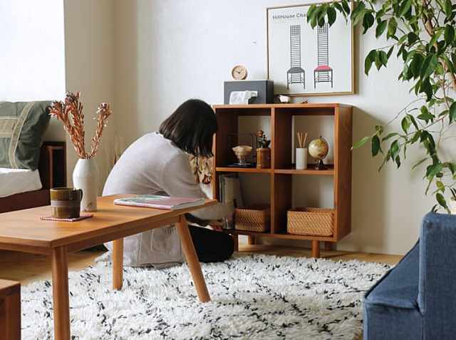 T*S様 ACTUS購入品 ナチュラルウッド オープンシェルフ 2段 セット レ