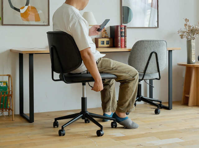 デスクチェア forg（フォルグ）クロスレザー｜北欧・ヴィンテージ