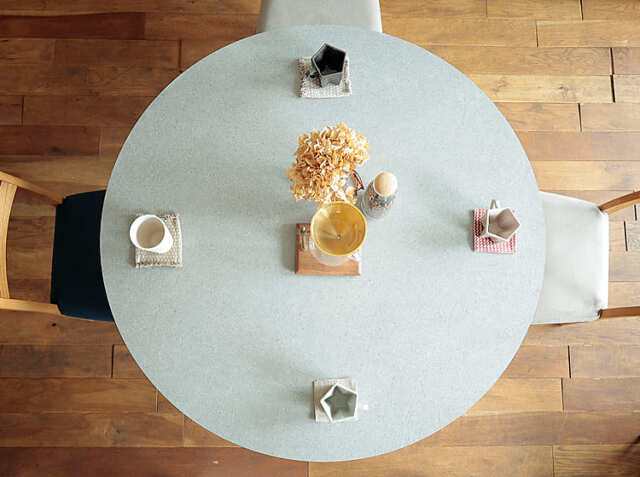 【ダイニングテーブルのみ】バーリン 円形 ダイニングテーブル ミキモク バーリン 円形 ダイニングテーブル 丸テーブル 無垢材 メラミン天板