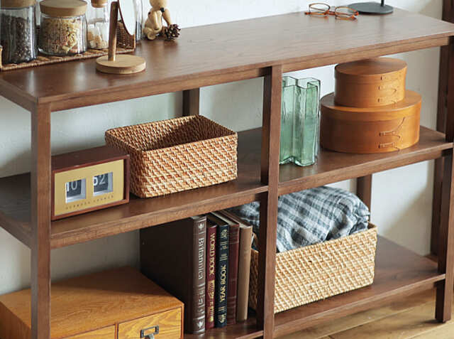 オープンシェルフ form（フォーム）ブラウン 120cm｜北欧