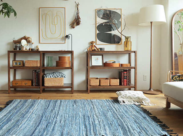 オープンシェルフ form（フォーム）ブラウン 120cm｜北欧